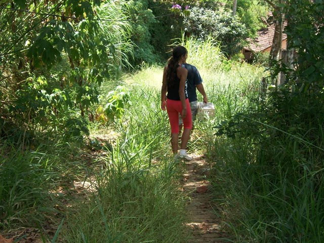 more hiking down hill