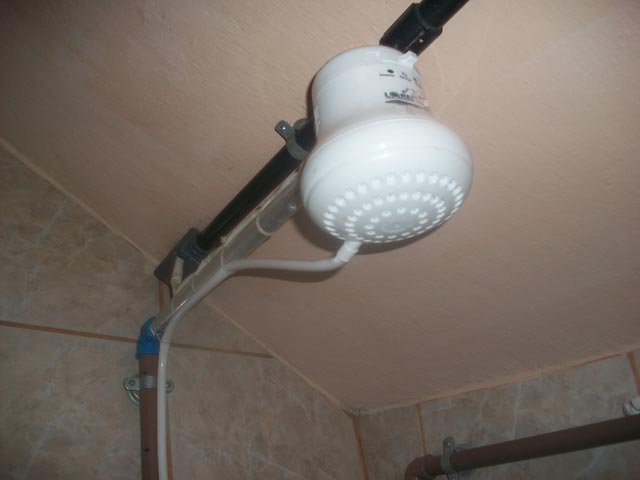 this is a shower water heater