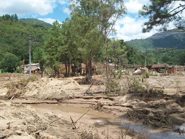 water was over 15 feet high throuh here